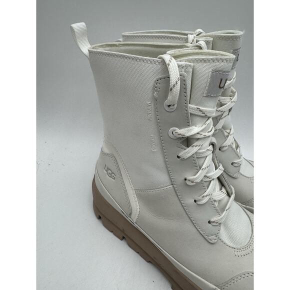 Uggs THE UGG LUG Women's NWD Boot White/Tan US Size 9.5 Medium NIB - Picture 3 of 12